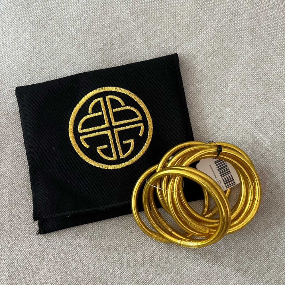New BuDha Girl bangles M set of 9